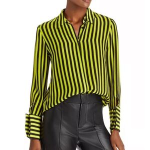 Alice and Olivia Willa silk blouse